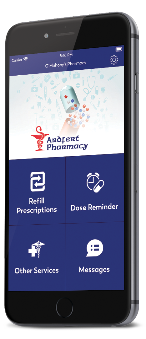 Ardfert Pharmacy Mobile app 1